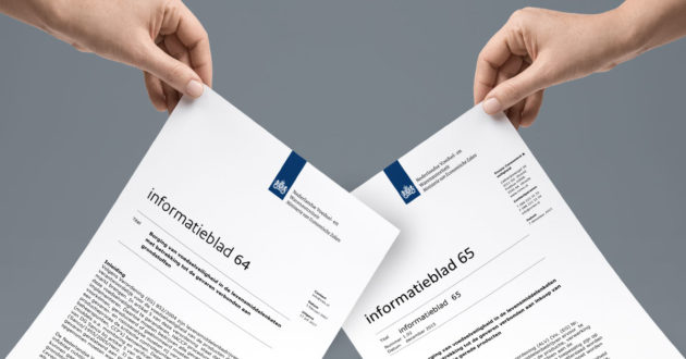Verschil Infoblad 64 en infoblad 65